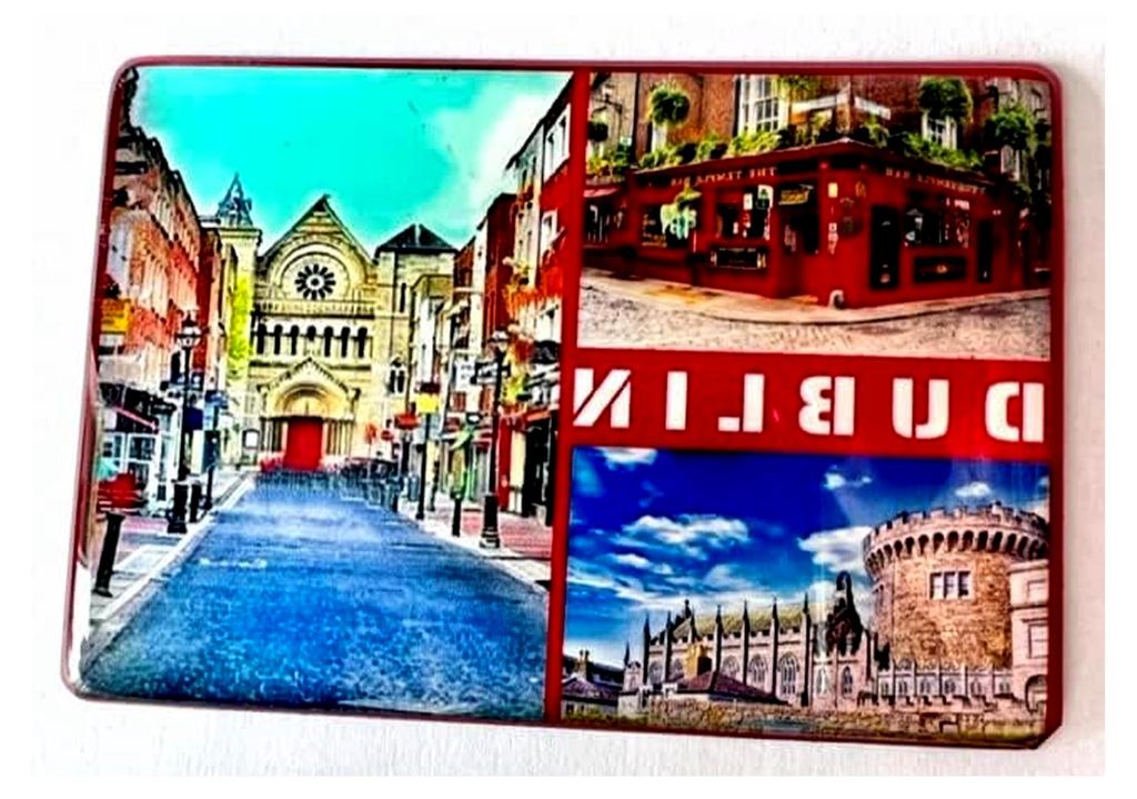 Dublin Magnet Irland-Souvenir Dublin Kühlschrankmagnet Dublin Fridge Magnet Dublin Reiseandenken Dublin Souvenir
