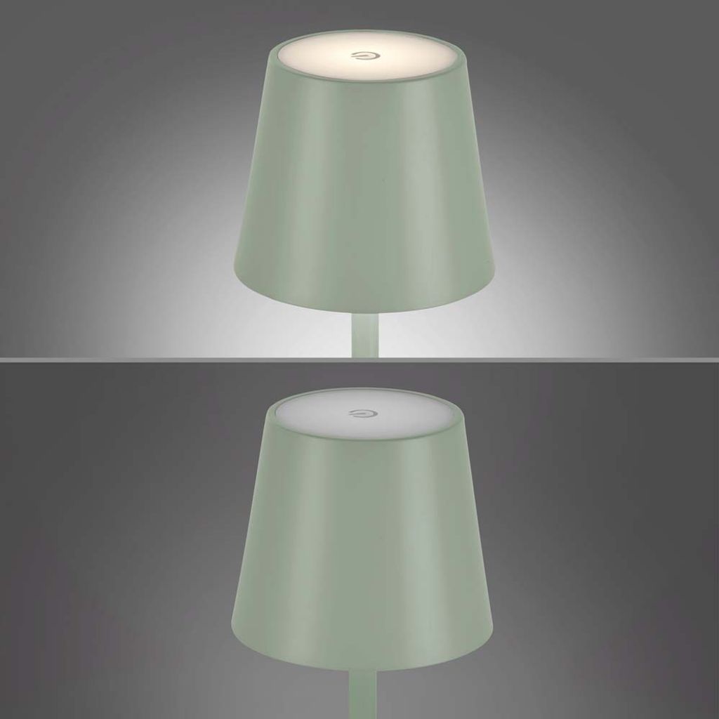 Vonkajšia stolová lampa prenosná zelená dotyková IP54 LED Obrázok produktu 13