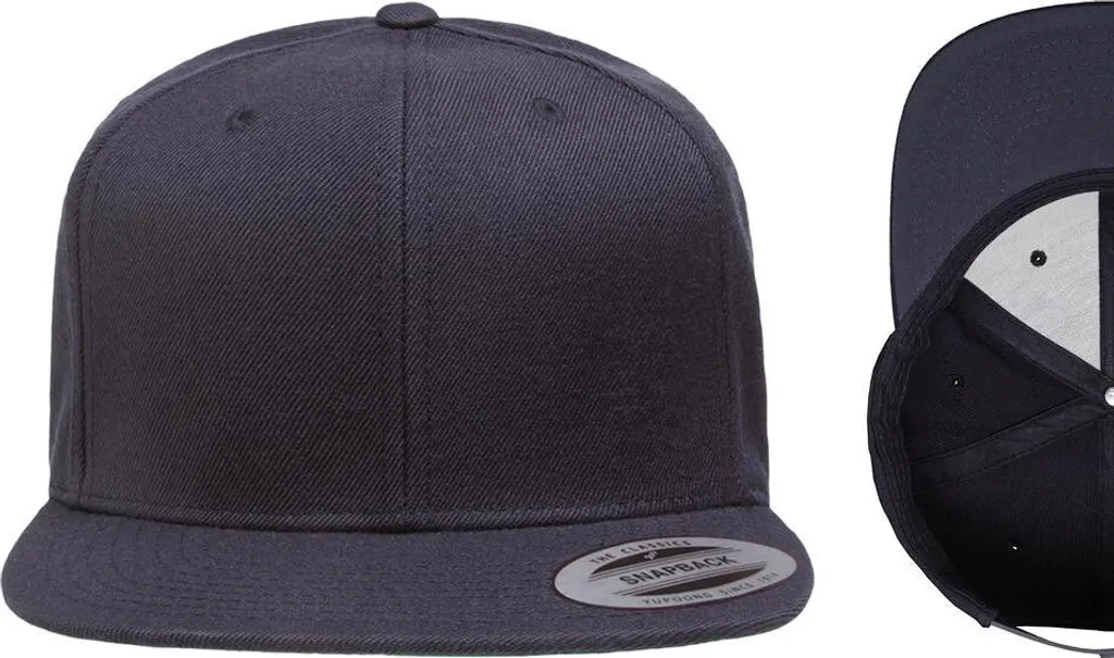 FLEXFIT 6089M Snapback Dark Navy - Cappello Taglia Unica Premium - 7