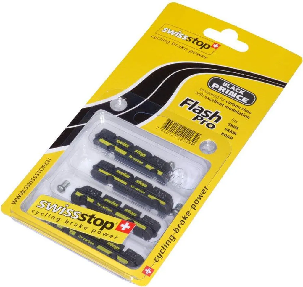 Patins SwissStop FlashPro Black Prince Freinage Carbone Descente