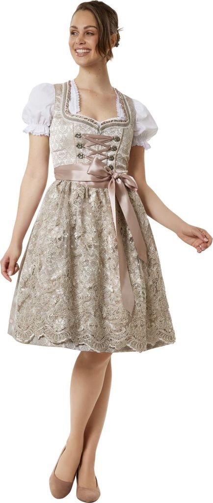 dressforfun Frauenkostüm Midi-Dirndl Ella