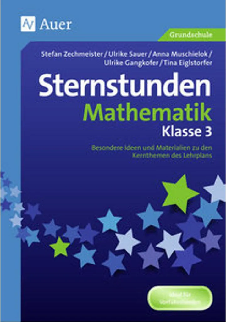 Livre de mathématiques Sternstunden Klasse 3 avec exercices visuels