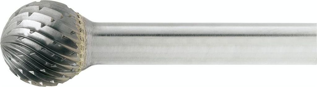 Lukas Kugelfräser - Frässtift Form D Kugel Kopf ø 6mm Länge 5mm Zahnung 7
