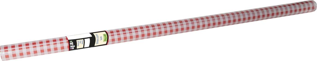 Pronappe 12x Papiertischdecke Rolle Damastprägung 6x1,18m - Vichy Rot RD260670I