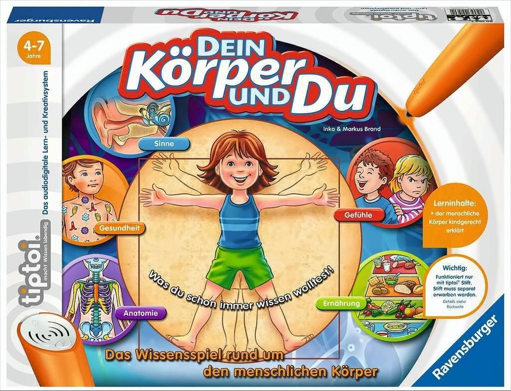 Ravensburger 005604 tiptoi® - Dein Körper und Du Produktbild 