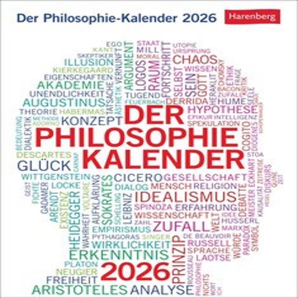 Hattstein, M: Philosophie-Kalender Tagesabreißkalender 2026 Produktbild 