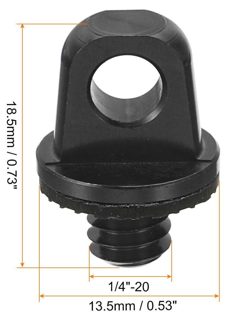 1/4" Kamera Hals Riemen Schrauben Halter 4 Pack Schnelle Montage Kamera Schrauben mit Gummi Unterlegscheibe fš¹r Handgelenk Schultergurte Riemen ...