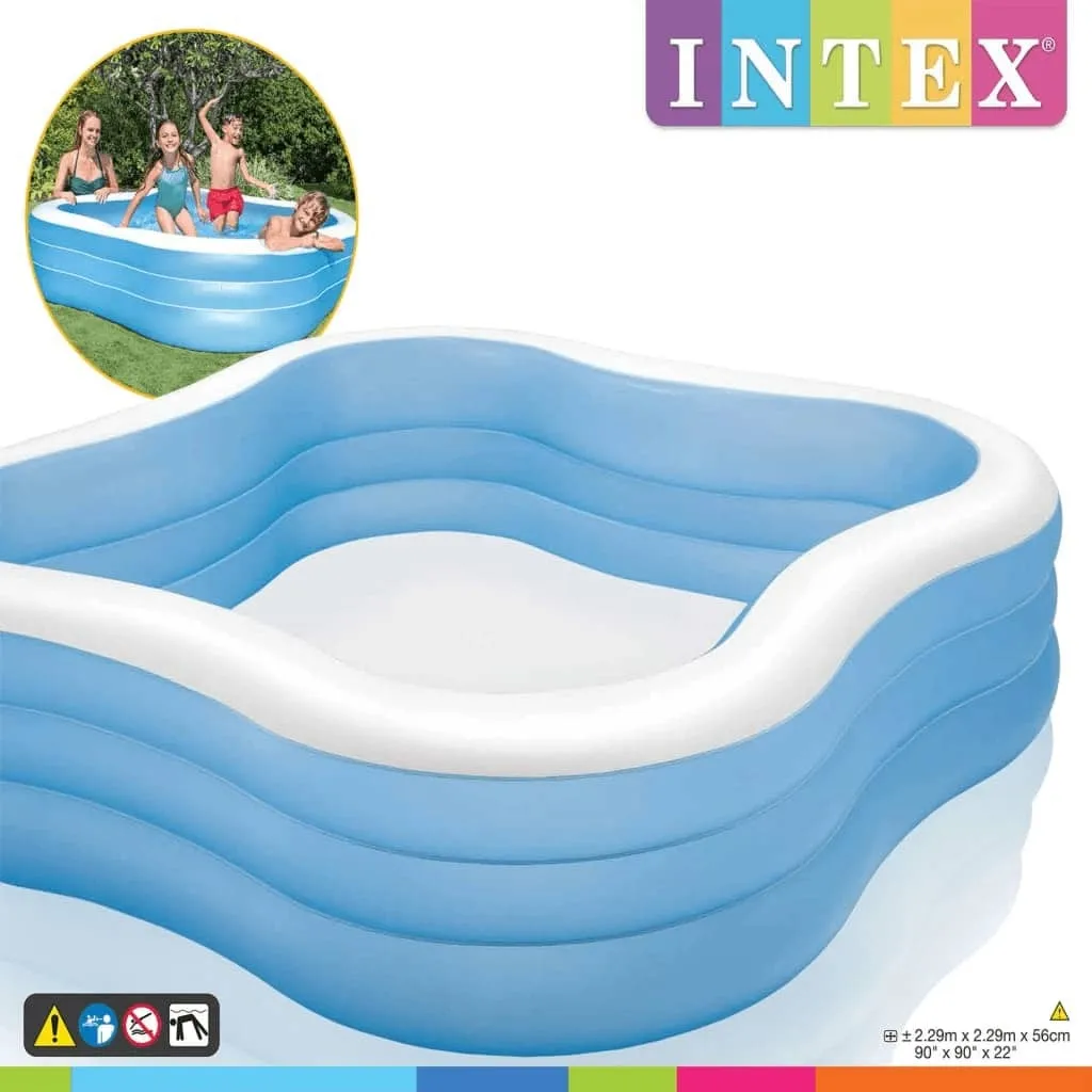 Intex 57495NP Piscina Beach Wave 229x229x56 cm - Offerta Estate