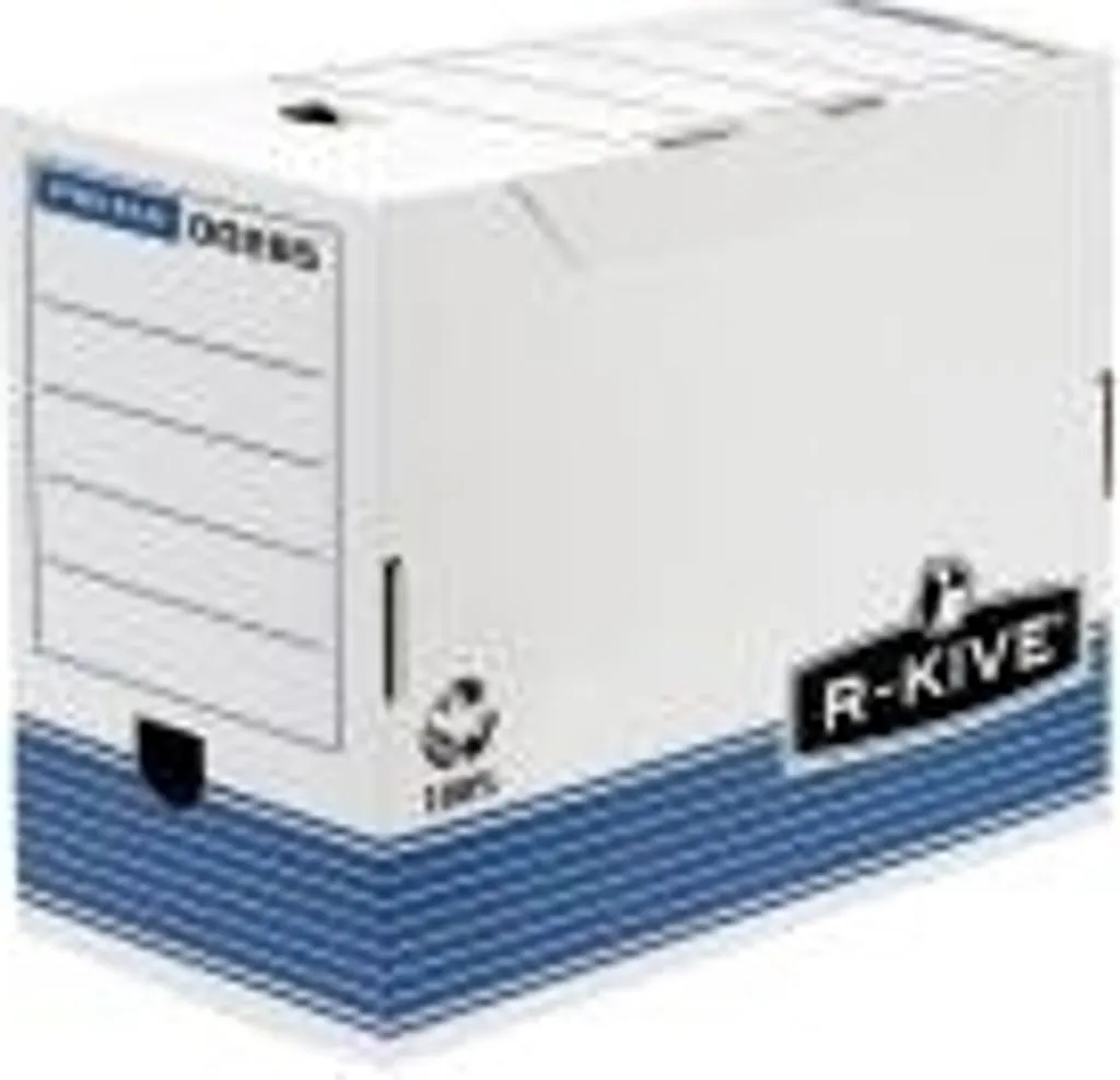 Solution rangement archives A4 20cm pour bureau et comptabilité bleu