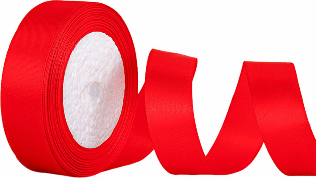 22,8 m einfarbiges Band, 2 cm Breite, Verpackungsband, Polyester-Tortenschachtelband für Hochzeitsdekor-Sträuße, DIY-Projekte