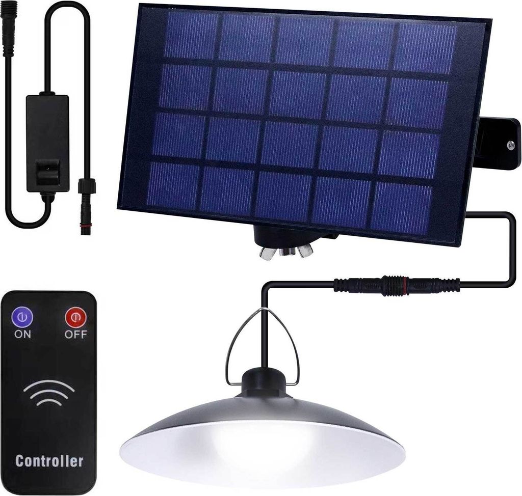 LED Solarlampen für Außen Hängend mit Fernbedienung, Solar Lampe Outdoor Wasserdichte Solar Hängelampen für Außen für Garten Terrasse Balkon...