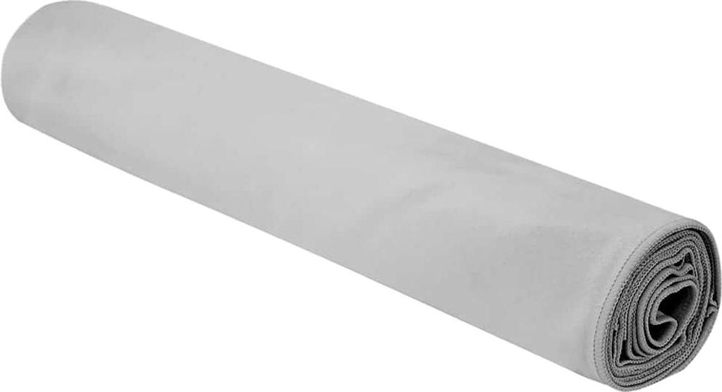 vidaXL Sporthandtücher 2 pcs Grau 200 x 100 cm Polyester und Polyamid