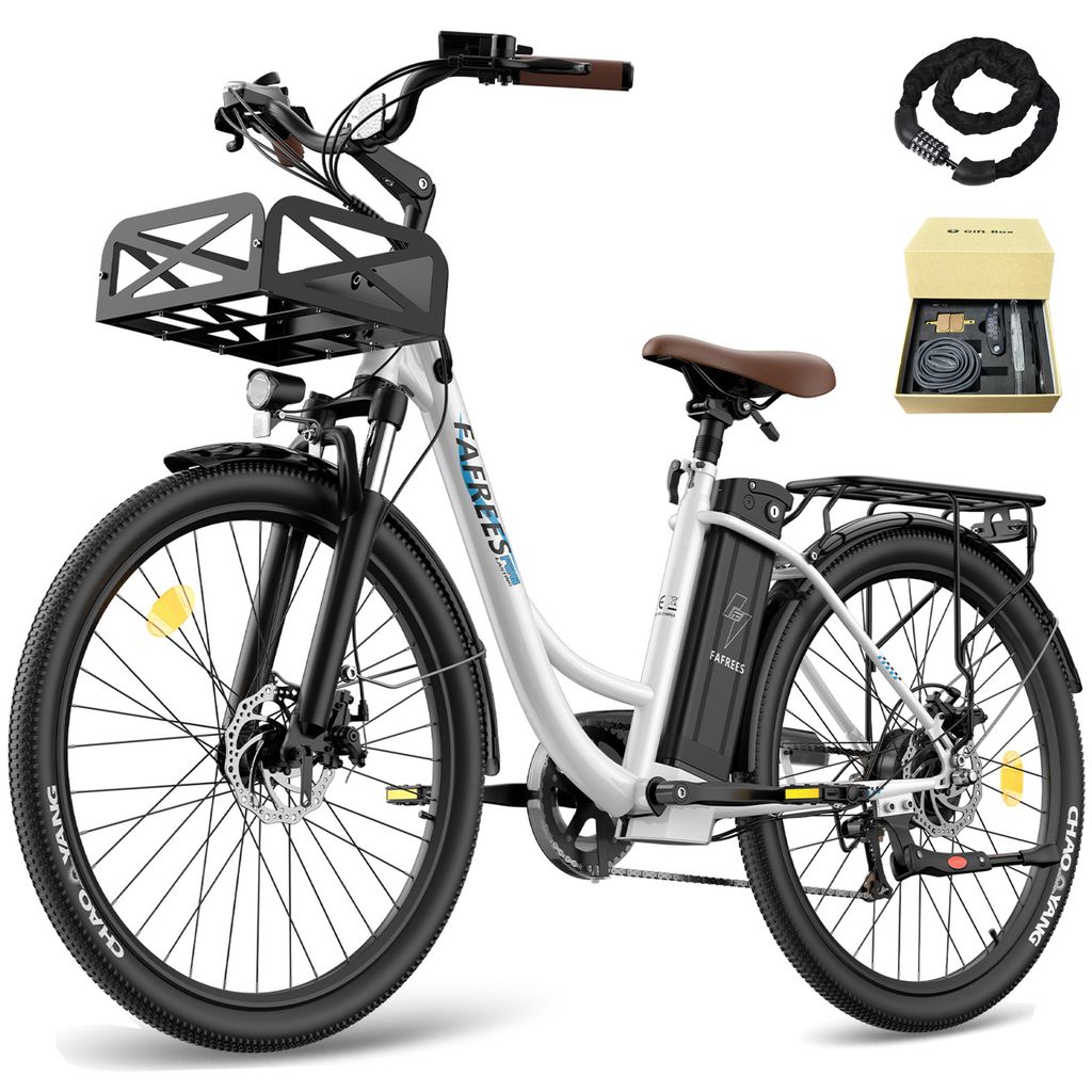 E-Bike 26" 158 - 198 cm Pannensichere Reifen 36 V 250 W bis Produktbild 