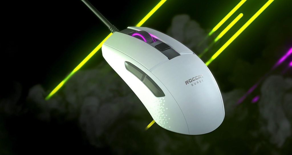 Maus da gioco Roccat Burst Core weiß RGB Immagine del prodotto 