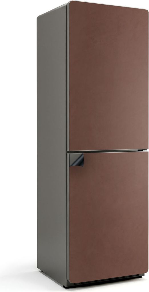 Farbe Braun – Magnetische Kühlschrank Abdeckung – Dekorfolie magnetisch Küche – Kühlschrank Magnet Deko – selbstklebende Magnettafel –...