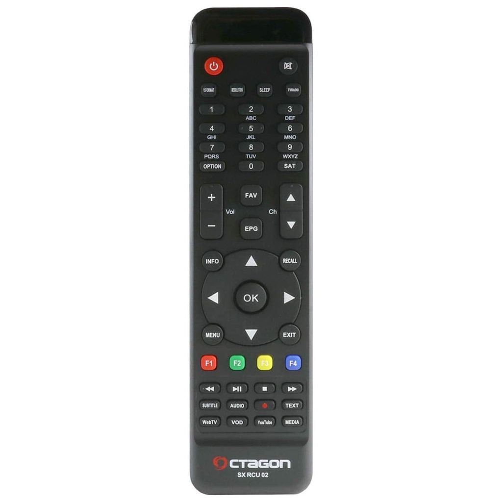 Octagon SX RCU 02 Original Fernbedienung für SF und SX-Serie (SF8008, SX8x, SX88x, SX988)