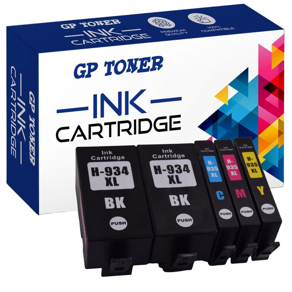 5 Tusze do HP 934 935 CMYKK GP-H935XL CMYKK GP TONER Zdjęcie produktu 