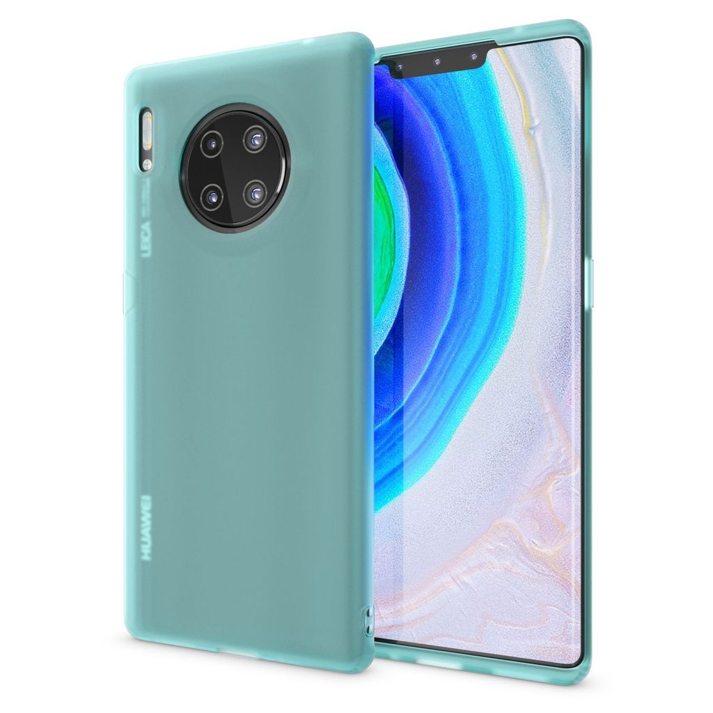 NALIA Handy Handyhülle für Huawei Mate 30 Pro, Slim Schutz Tasche Case Bumper Etui Türkis