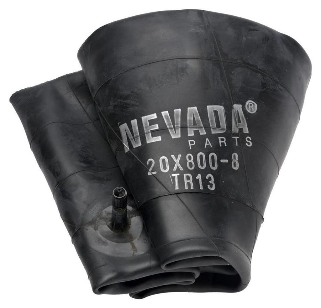 Schlauch 20 x 8.00-10 (TR13) für Aufsitzrasenmäher gerades Ventil