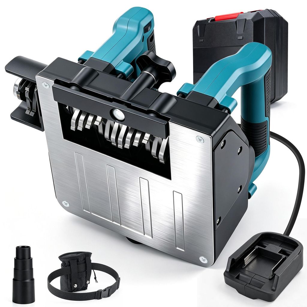 Akku-Wandfräse 1600W, Bürstenlos, für Makita Akku 18V, 0–4 Produktbild 