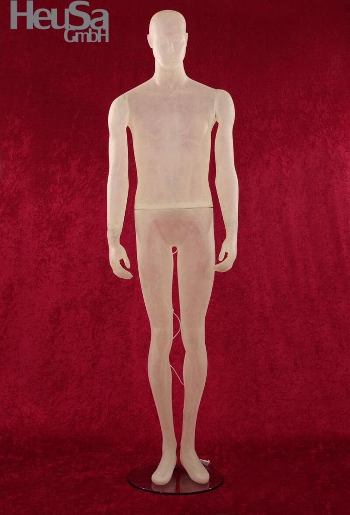 Milchig / transparente Schaufensterpuppe für Herrenmode