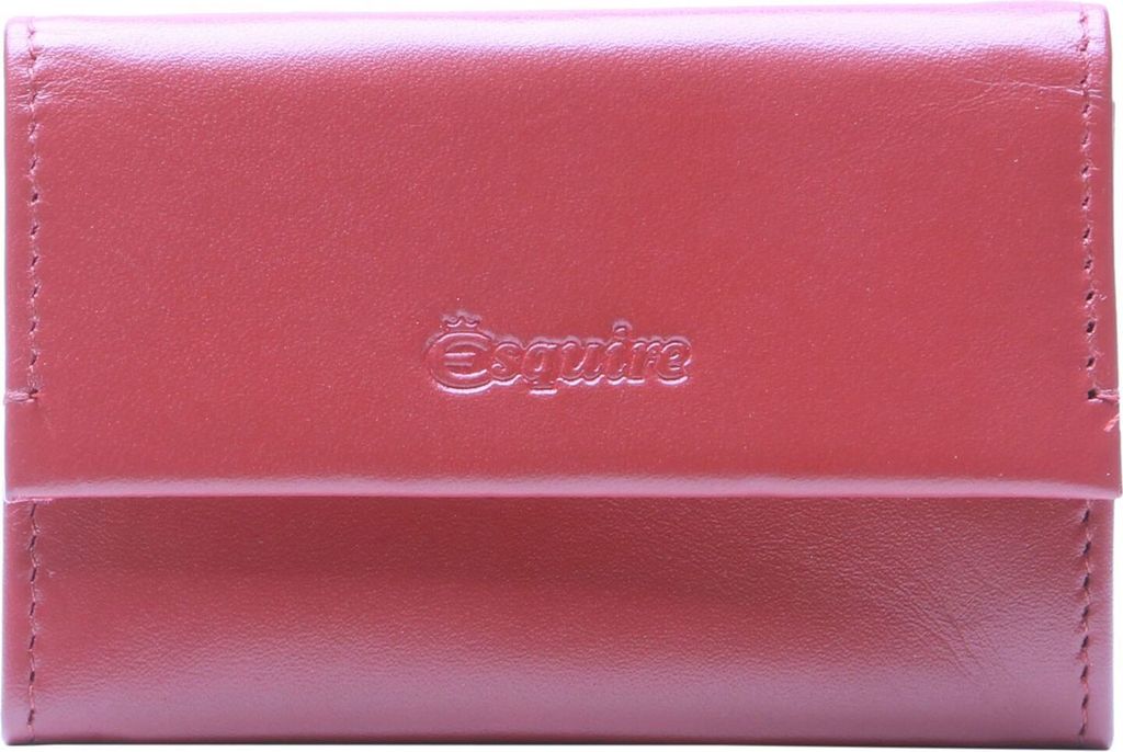Esquire Geldbörse Silk 02 Wallet Red dunkelrot