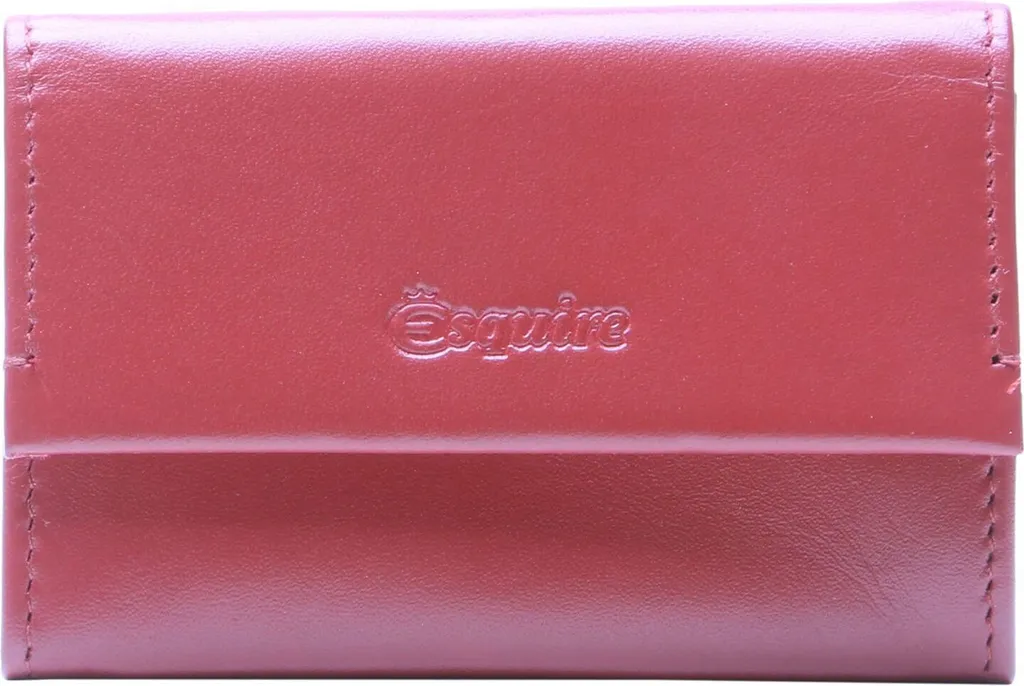 Portafoglio Esquire Silk 02 Red: Protezione RFID e Pelle Silk 02