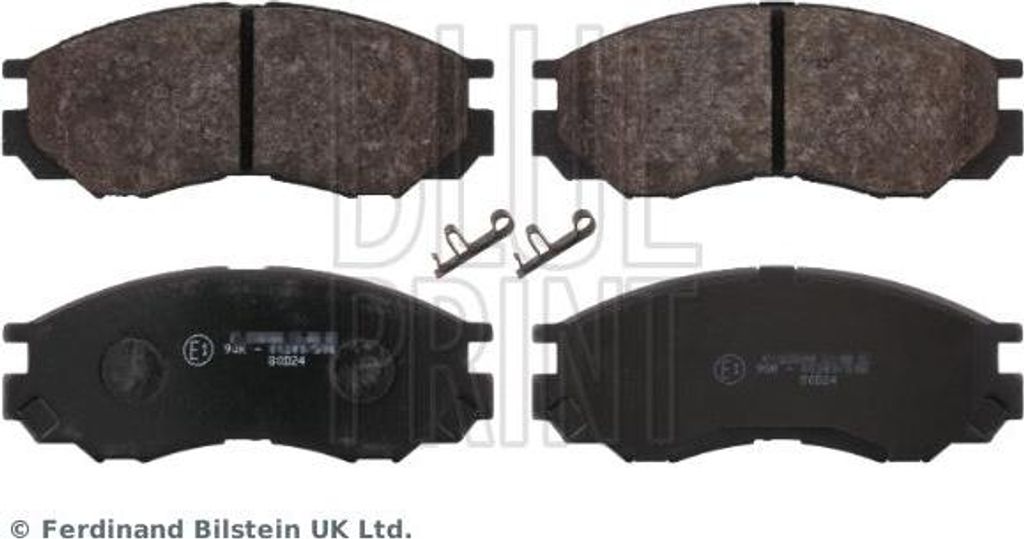 BLUE PRINT ADC44257 Bremsbelagsatz, Scheibenbremse OE MN102609 kompatibel mit L300, L200, L400