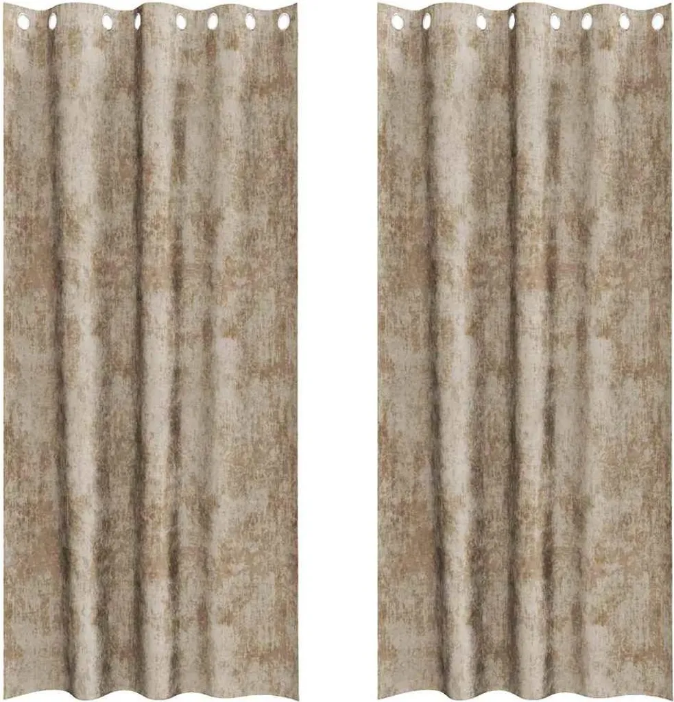 Offerta 2 Tende Velluto Champagne 225x140 cm | vidaXL Prezzo Shock