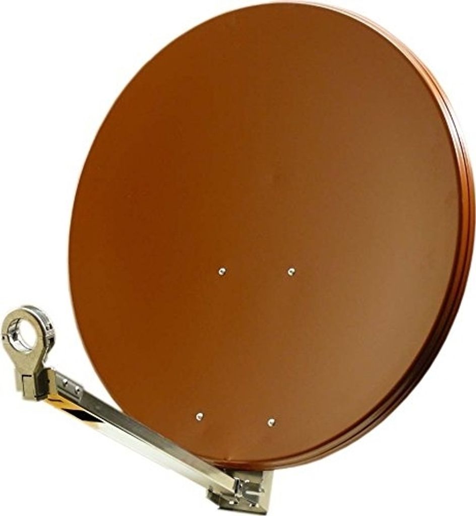 TELEVES SAT-Spiegel-ALU 67x71cm ziegelrot ''Eco Line' S660Z
