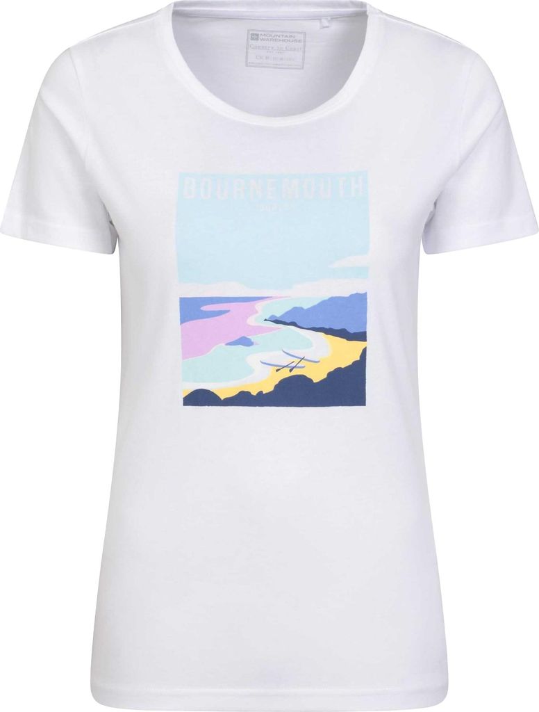 Mountain Warehouse - "Bournemouth" T-Shirt für Damen MW4770 (40 DE) (Weiß)