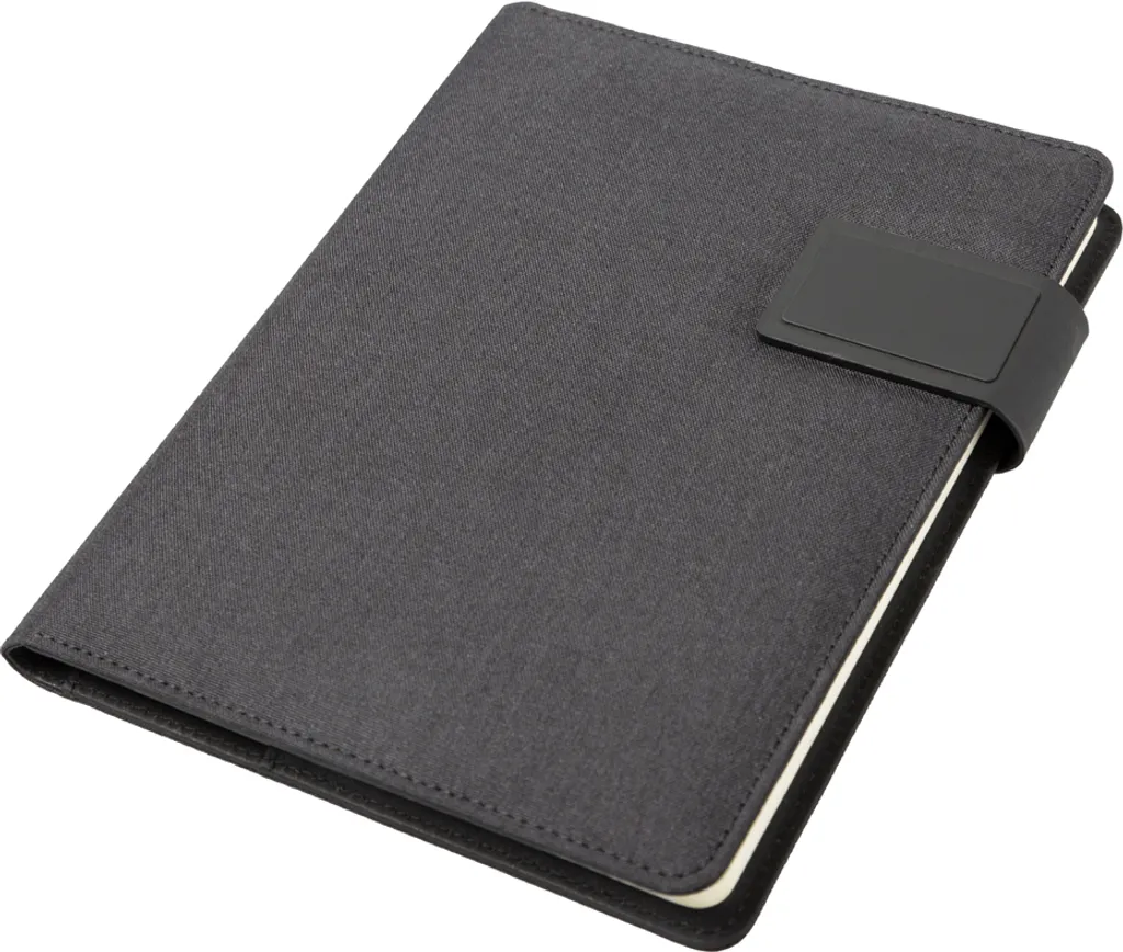 Conférencier A5 Alassio zippé : rangez vos notes et cartes sans perte
