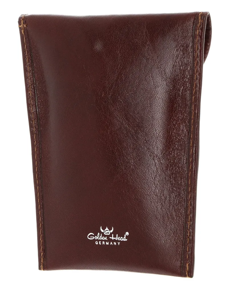 Custodia Chiavi RFID Golden Head Colorado - Pelle Marrone Anti-Graffio - 6