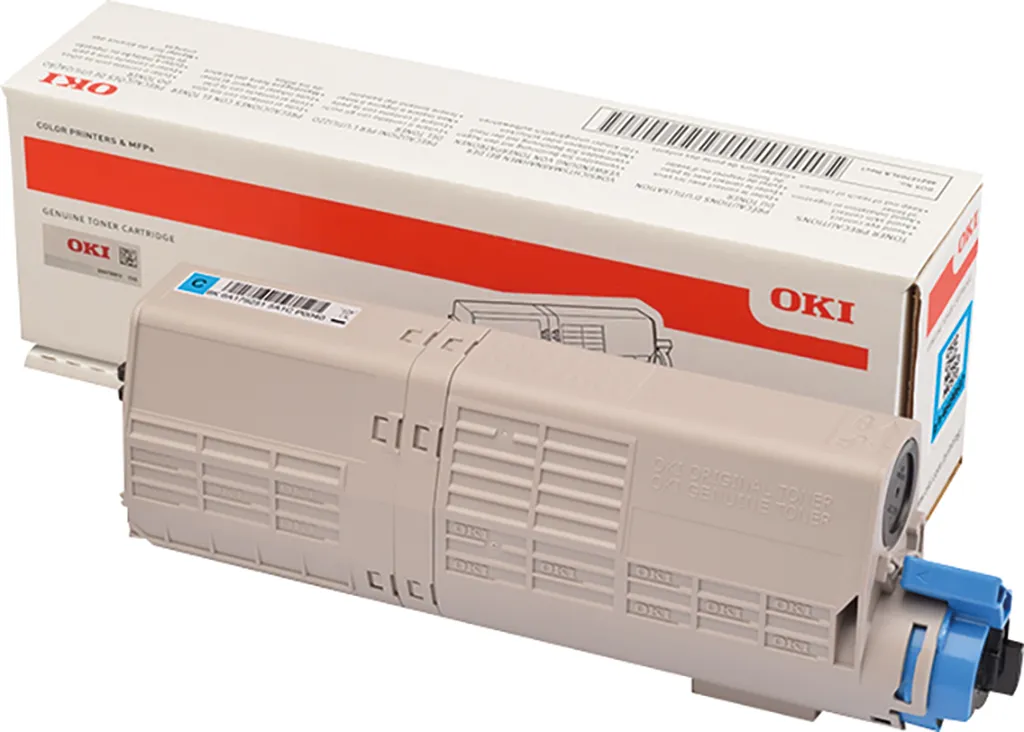Kit toner OKI 46490607 cyan pack de 6 pièces haute capacité pour imprimante