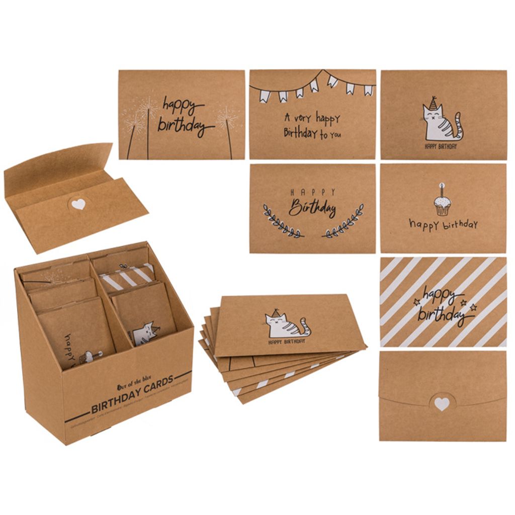 OOTB Kraftpapier Geschenkkarte 2 in 1
