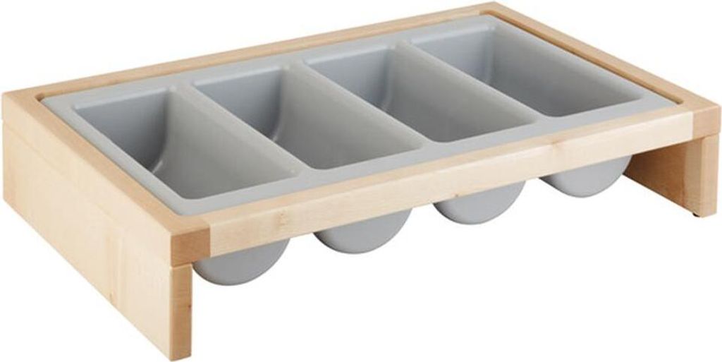 APS Bridge Besteckbehälter, Ahorn, Höhe: 115 mm, Länge: 575 Produktbild 