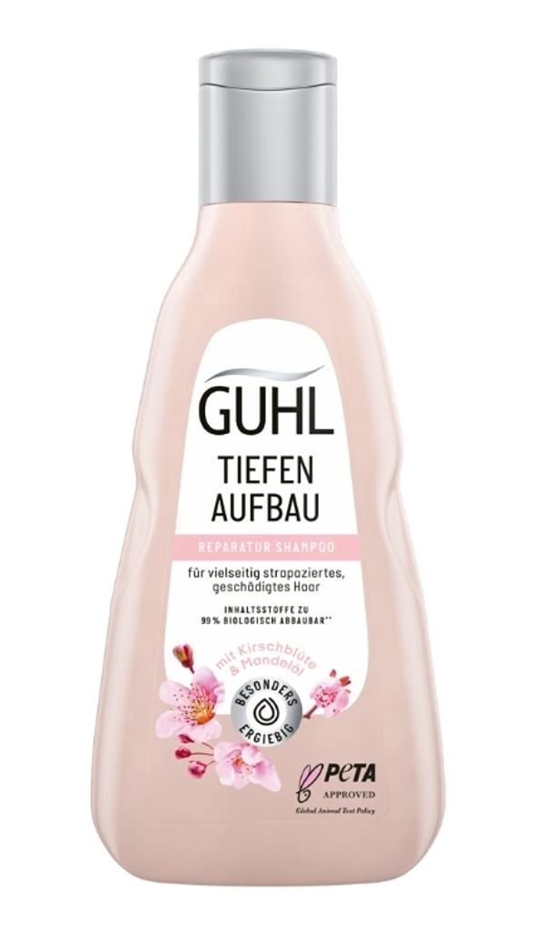 Guhl Tiefen Aufbau Reparatur Shampoo mit Kirschblüte Mandelöl 250ml