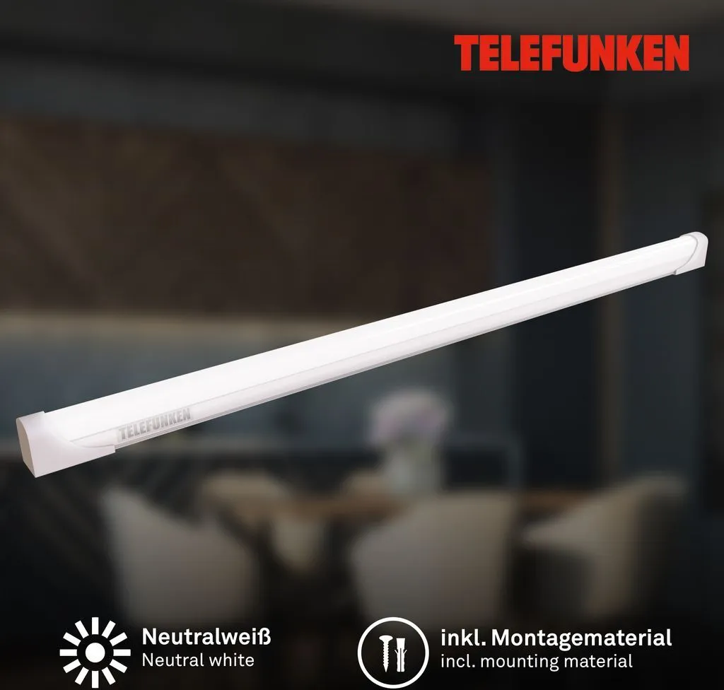 Telefunken Sottopensile LED 57,4cm Bianco | Luce Cucina 8W 800lm