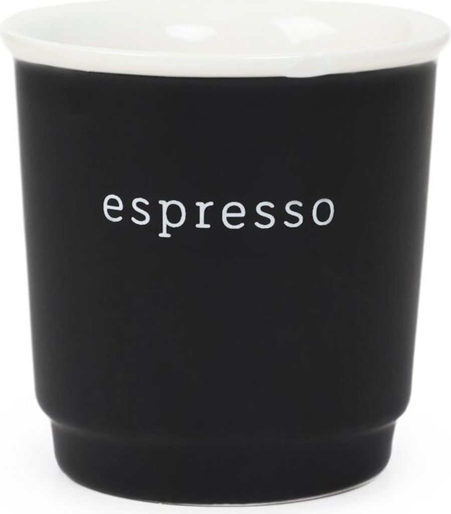 HOMLA VAMOS Espressobecher schwarz 0,1 l