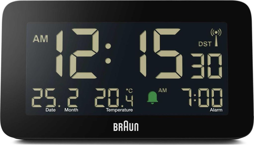 BRAUN BC10 DCF-B Rádiom riadený budík čierny Obrázok produktu 