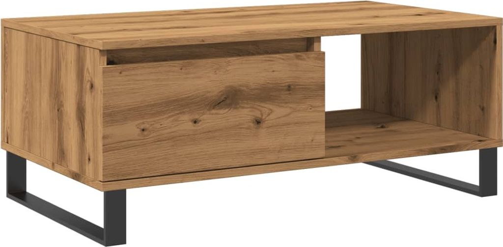Couchtisch Artisan-Eiche 90x50x36,5 cm Holzwerkstoff