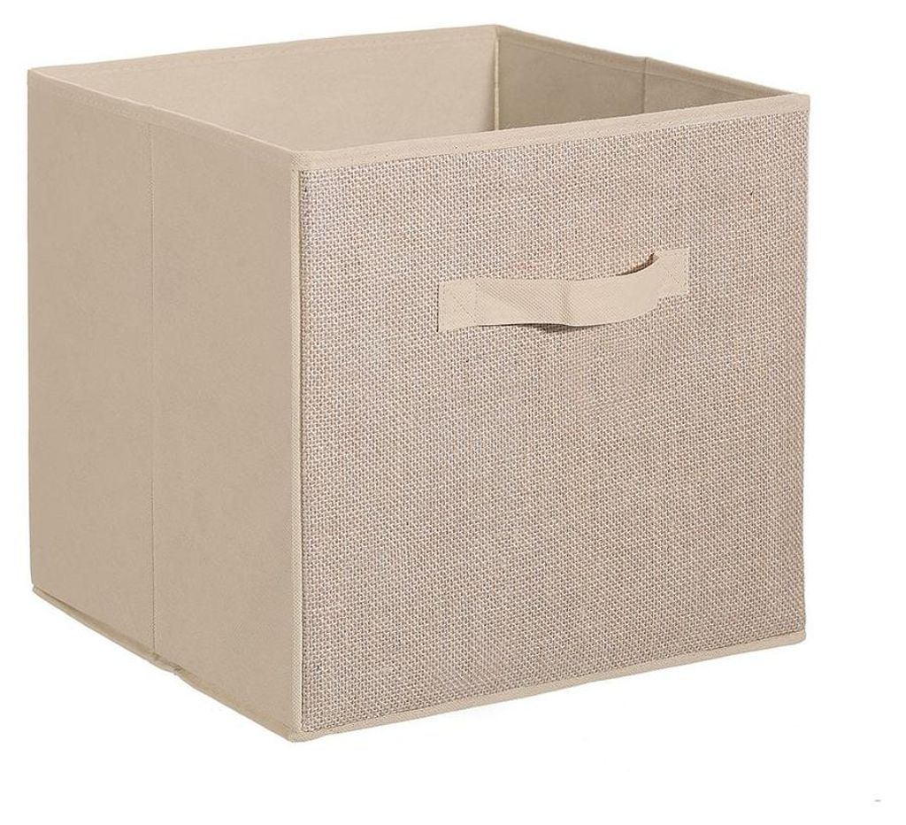 Boîte de rangement HESSIAN, 31 x 31 cm, beige Image du produit 