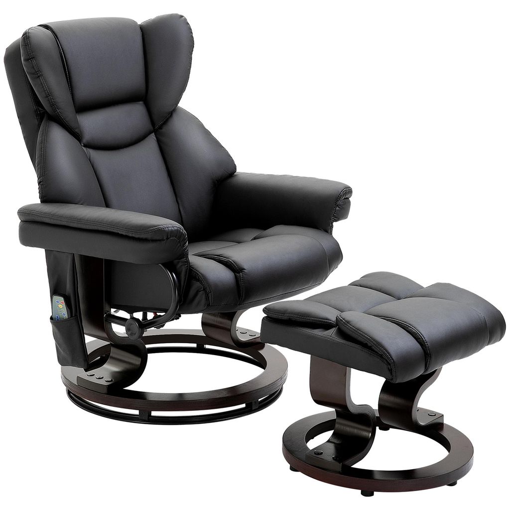 HOMCOM Relaxsessel Massagesessel mit Fußhocker Produktbild 