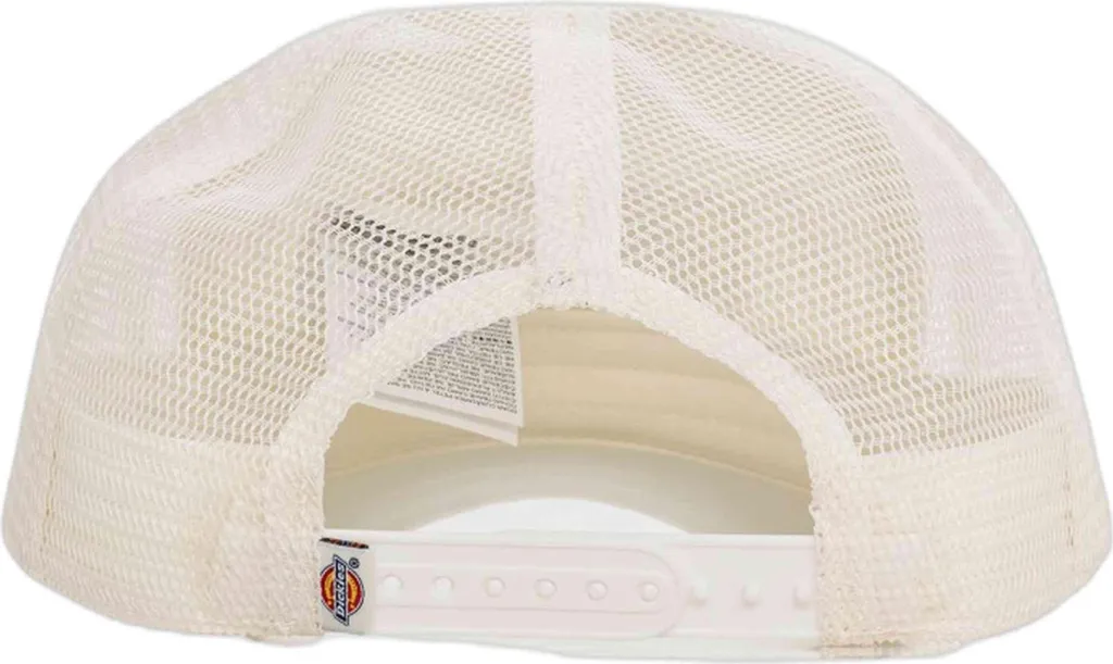 Casquette de Baseball Blanche Dickies en Toile Résistante Réglable