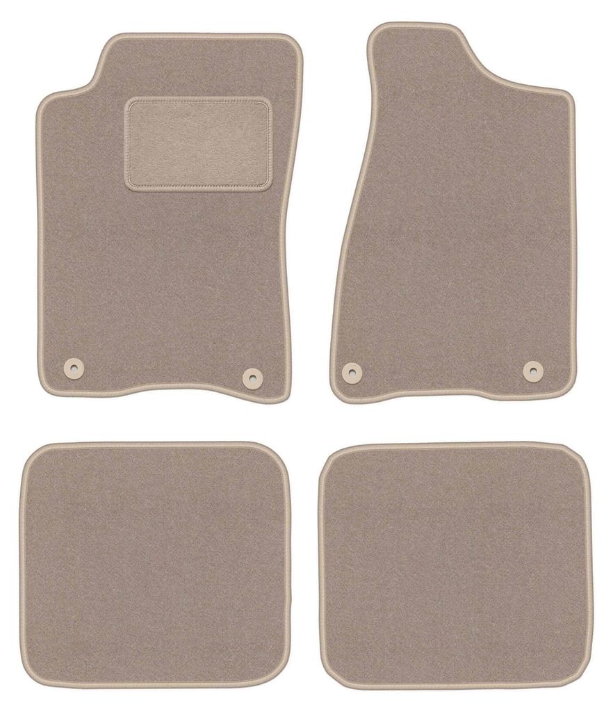 Velours automatten voor Audi 80 B3 1986-1991 (sedan) – Productafbeelding 