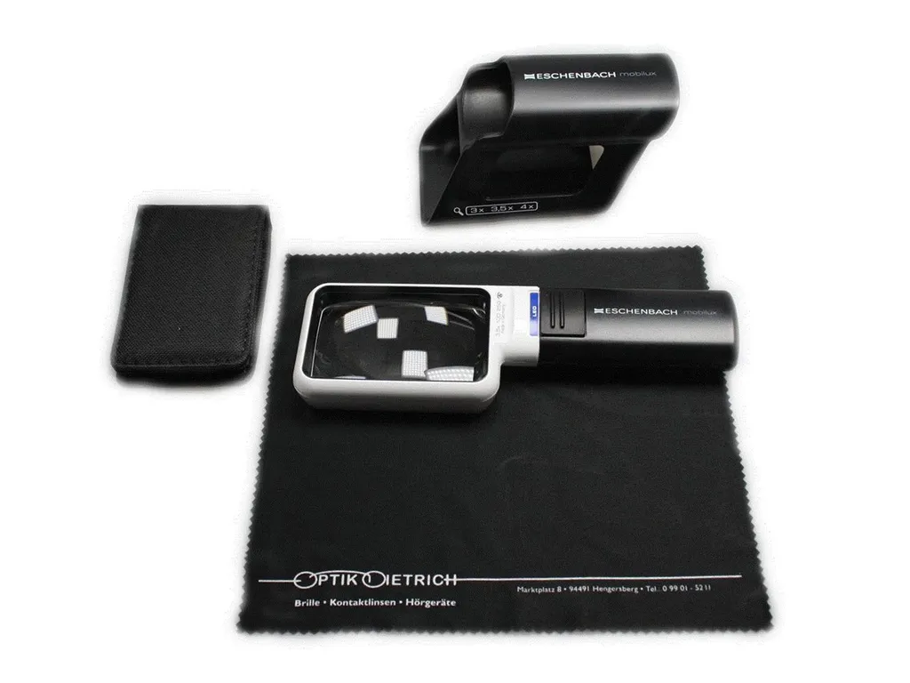 Loupe Lumineuse 8D 3x Eschenbach mobiluxLED Lentille Anti-Rayures