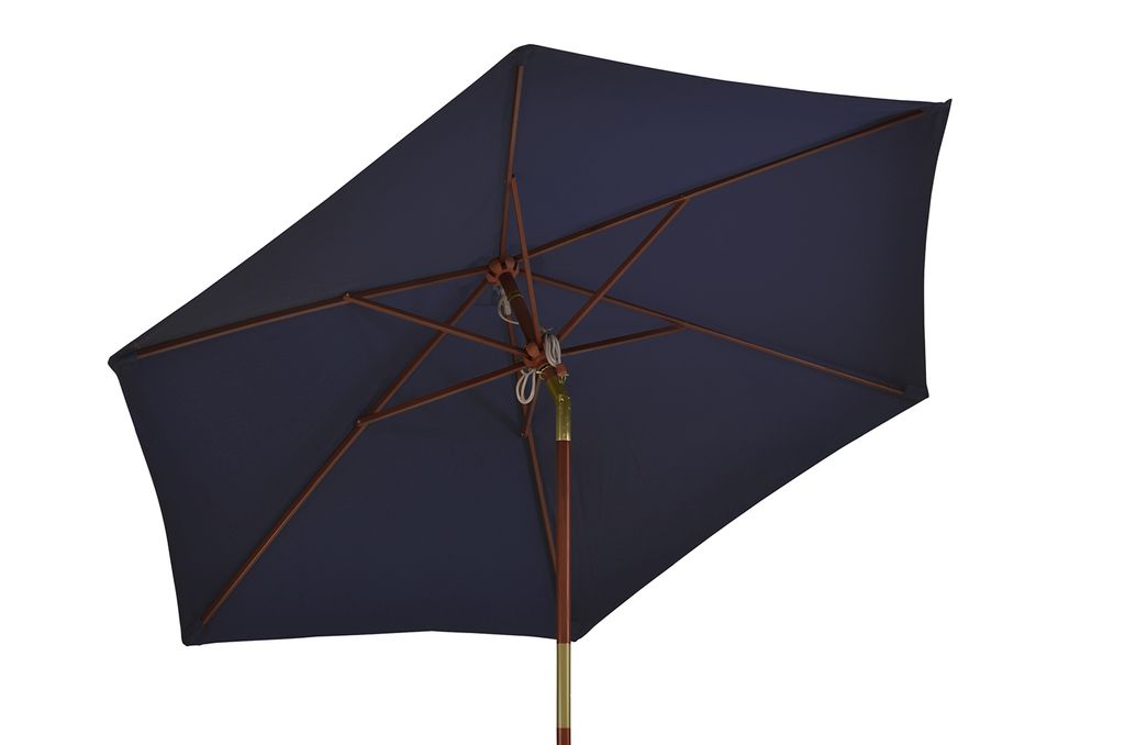 Sonnenschirm Sunshine 240 cm blau Balkonschirm rund als Produktbild 