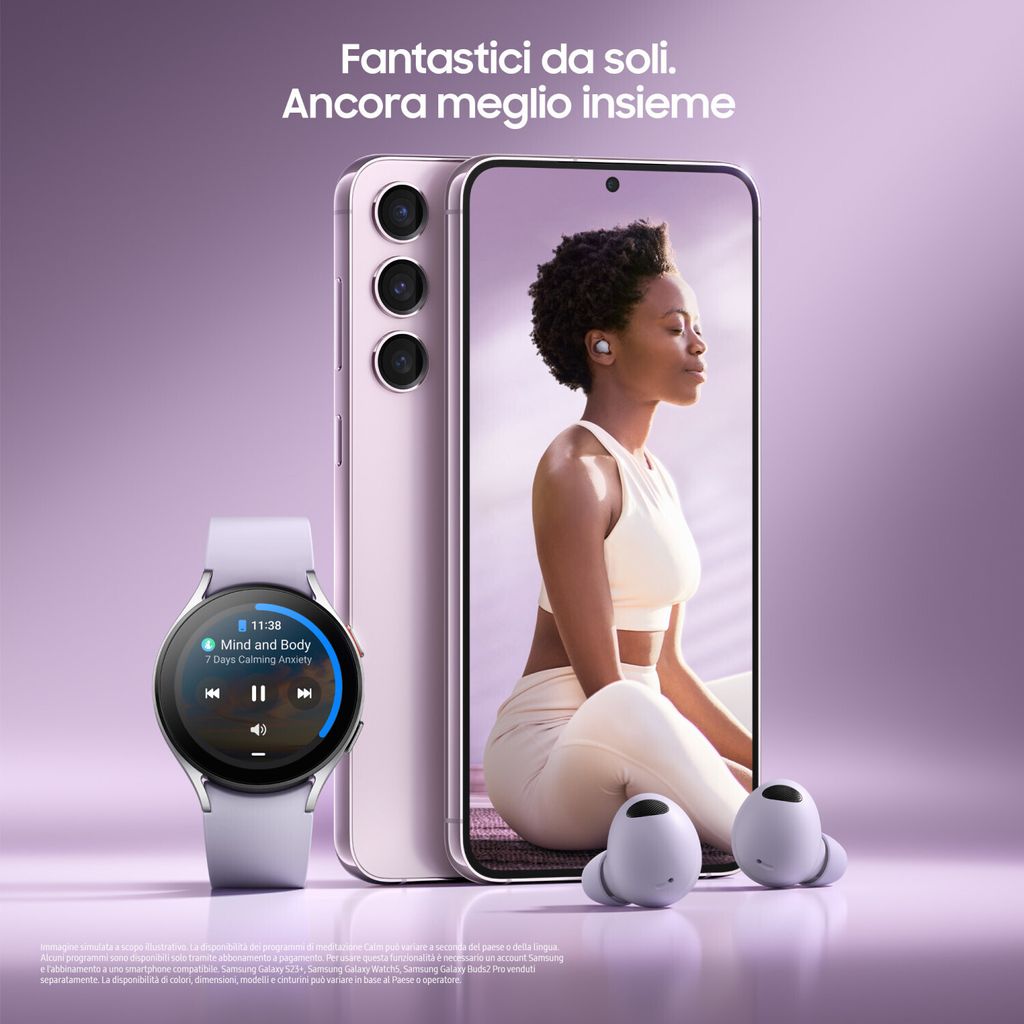Samsung Galaxy S23+ 5G 8GB/512GB Violett (Lavender) Produktbild 2