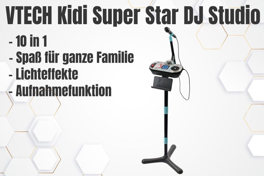 VTECH Kidi Super Star DJ Studio black Musikspielzeug Produktbild 