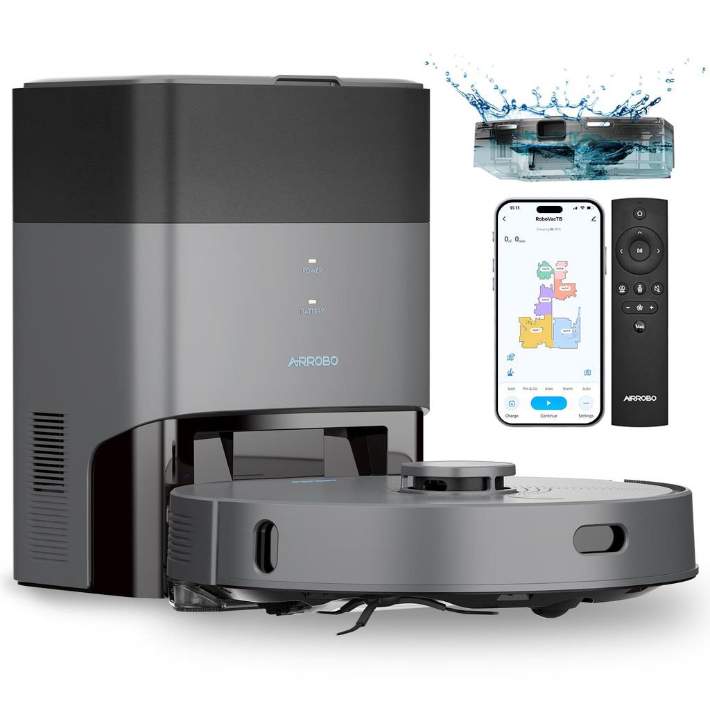 AIRROBO Saugroboter mit Absaugstation & Wischfunktion, Produktbild 